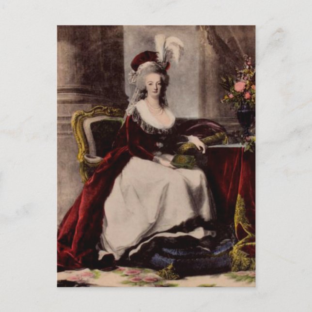 Marie Antoinette  ~ Cartes postales / Cartons d'in (Devant)