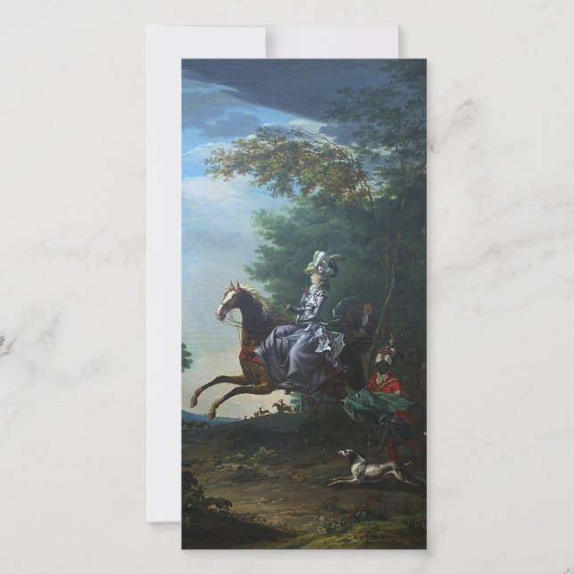 Marie Antoinette Chasse par Louis Auguste Brun (Devant)