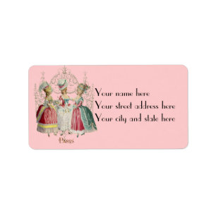 Marie Antoinette Dames en Étiquettes d'attente