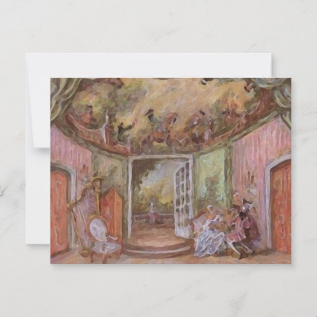 Marie Antoinette Dream Party ~ Invitations / RSVP (Devant)