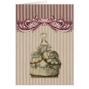 Marie Antoinette en tenue extravagante -