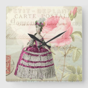 Marie Antoinette Horloge Murale Accent Français