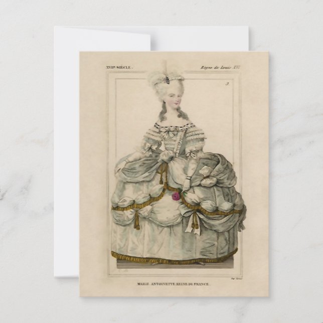 Marie Antoinette ~ Invitations (Devant)