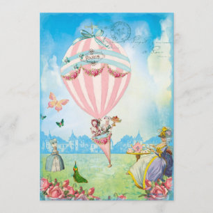 Marie Antoinette Invitations Thé à Versailles