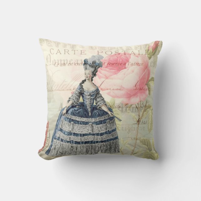 Marie Antoinette oreiller à l'accent français (Recto)