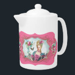 Marie Antoinette Pompadour Pink Rose potティーポット<br><div class="desc">Marie Antoinette Pompadour Pink Rose potティーポット</div>