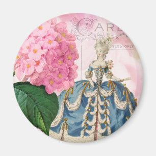 Marie Antoinette Round Magnet