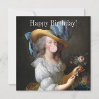 Marie Antoinette soufflante Buble gomme