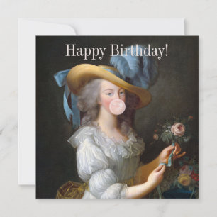 Marie Antoinette soufflante Buble gomme