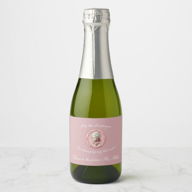 Marie Antoinette Sparkling Vin Étiquette rose (Devant)