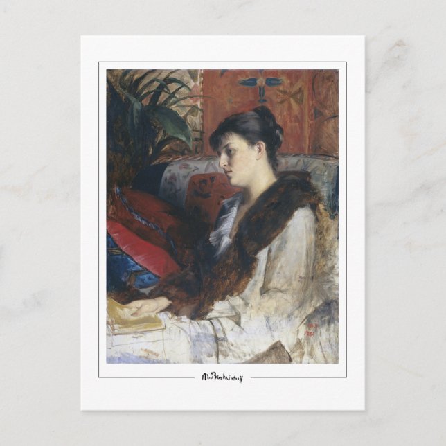 Marie Bashkirtseff #4 - Carte postale Art (Devant)