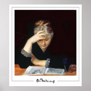 Marie Bashkirtseff Affiche d'art Zedign #22