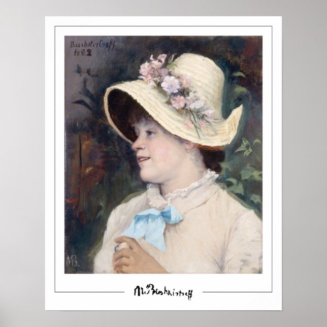 Marie Bashkirtseff Zedign Art Poster #6 (Devant)