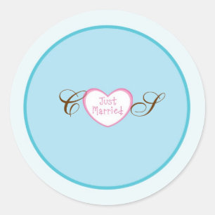 Marié Classique Voiture Mariage Faveur Stickers