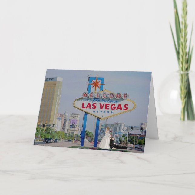 MARIÉ DANS LA FABULEUSE CARTE LAS VEGAS (Devant)