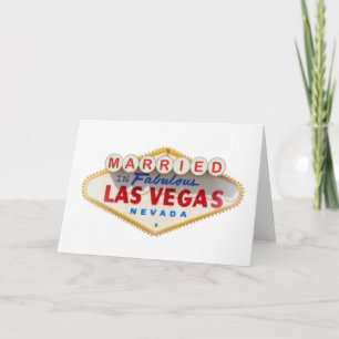 MARIÉ DANS LA FABULEUSE CARTE LAS VEGAS