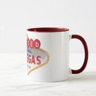 Marié dans la tasse fabuleuse de Las Vegas