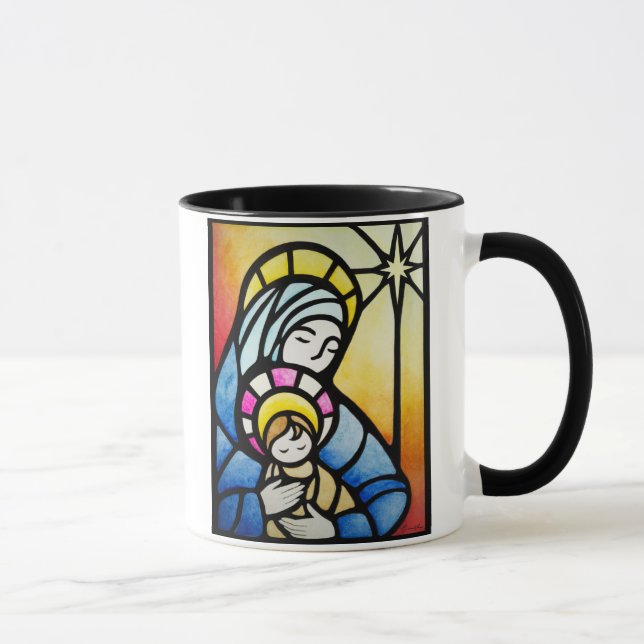 Marie et Jésus Staint Glass Mug (Droite)
