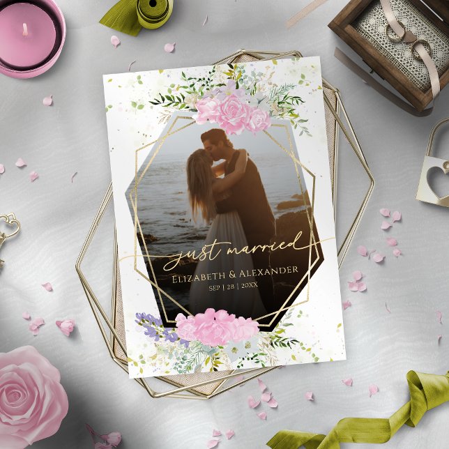 marié | Faire-part photo de mariage du printemps (Créateur téléchargé)
