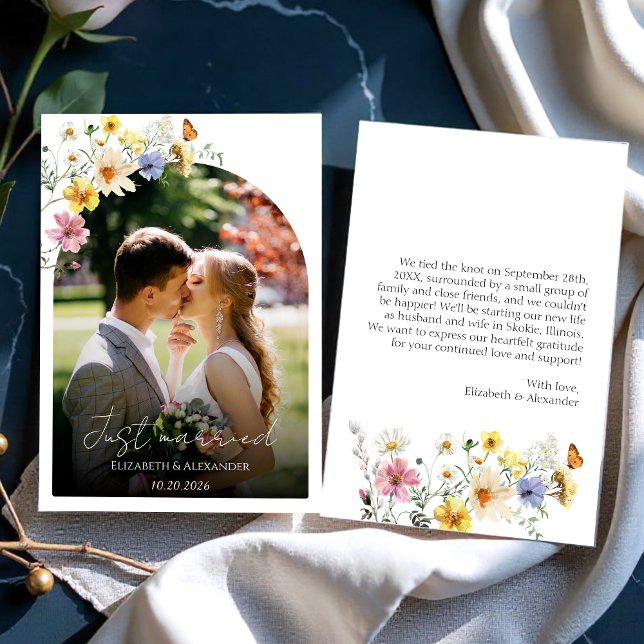 marié | Faire-part photo Mariage Boho (Créateur téléchargé)