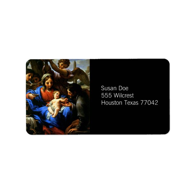 Marie, Jésus et Joseph Étiquette (Devant)