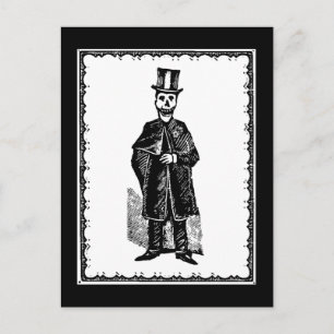Marié squelette - Carte postale