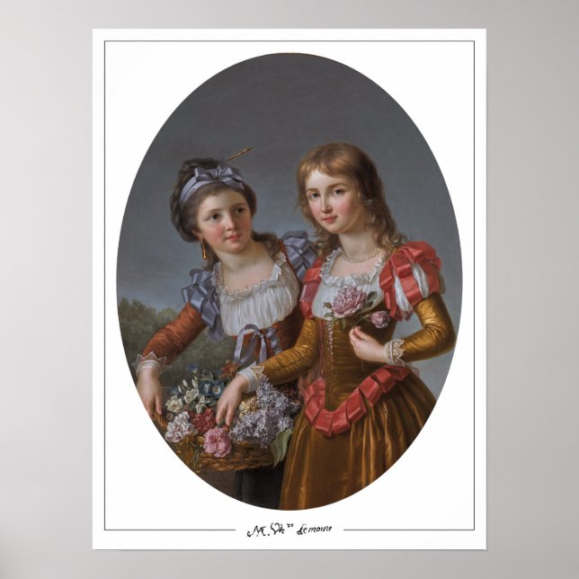 Marie-Victoire Lemoine Affiche d'art Zedign #9 (Devant)