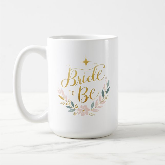 Mariée à être Mug cadeau, mariée parfaite à être c (Gauche)