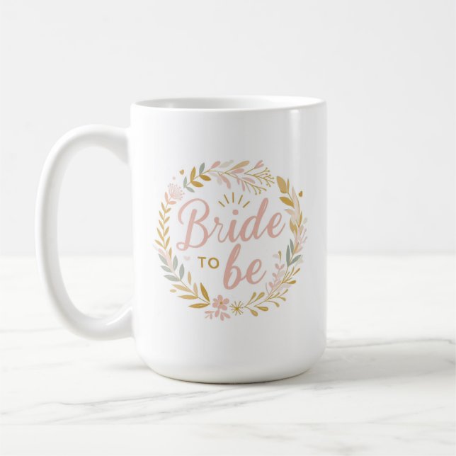 Mariée à être Mug cadeau, mariée parfaite à être c (Gauche)
