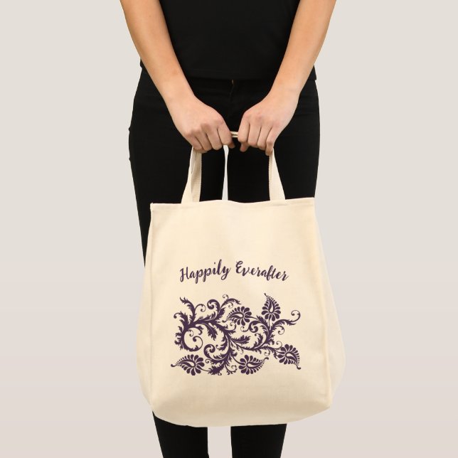 Mariée à tout jamais Sac Violet (Devant (produit))