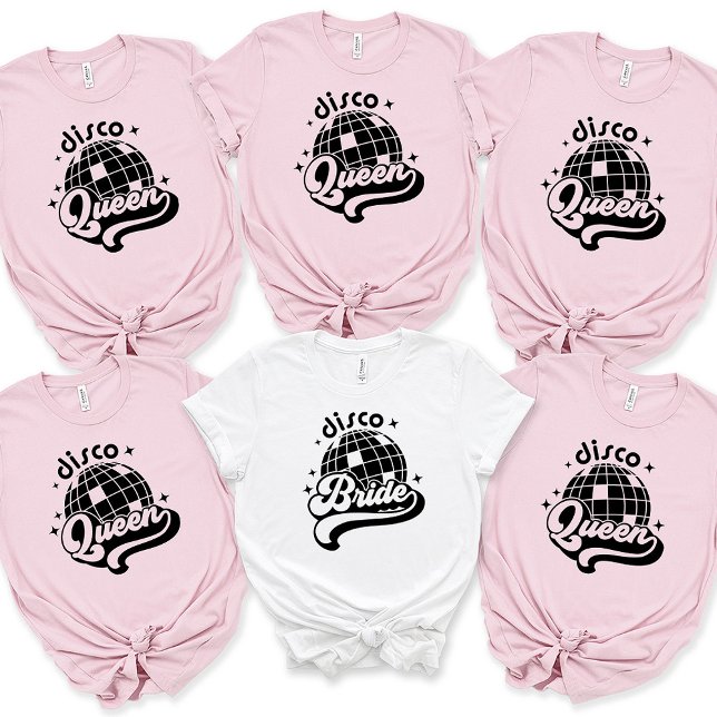 Mariée Babe Nom personnalisé T-shirt Bachelorette  (Créateur téléchargé)