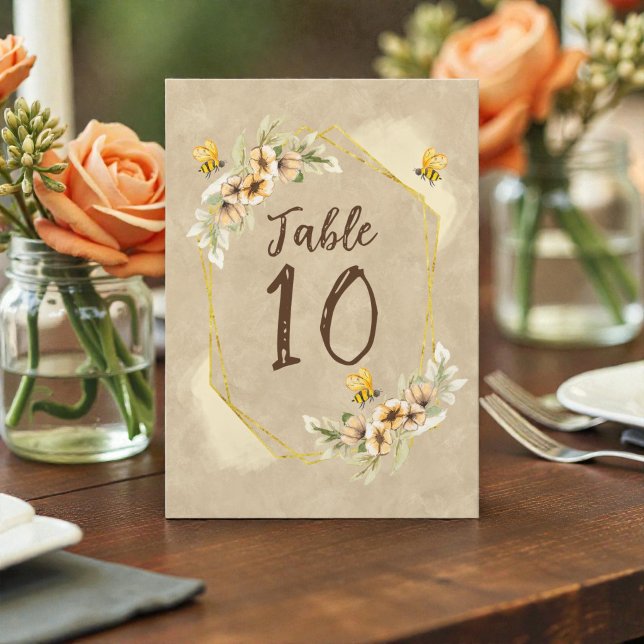 Mariée Chérie Numéro de Table de Mariage Pas Cher (Créateur téléchargé)