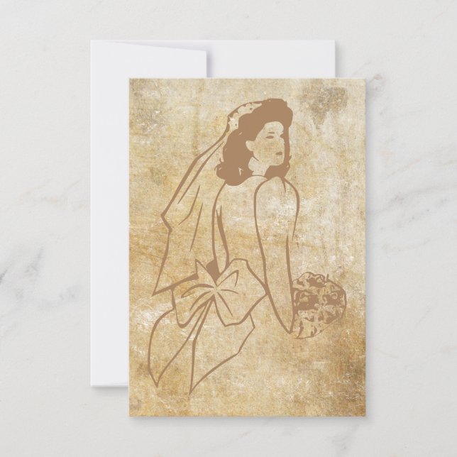 Mariée dans le Grunge Brown (Devant)