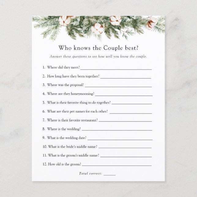 Mariée d'hiver qui connaît le couple meilleur jeu (Devant)