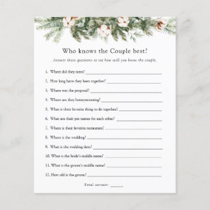 Mariée d'hiver qui connaît le couple meilleur jeu