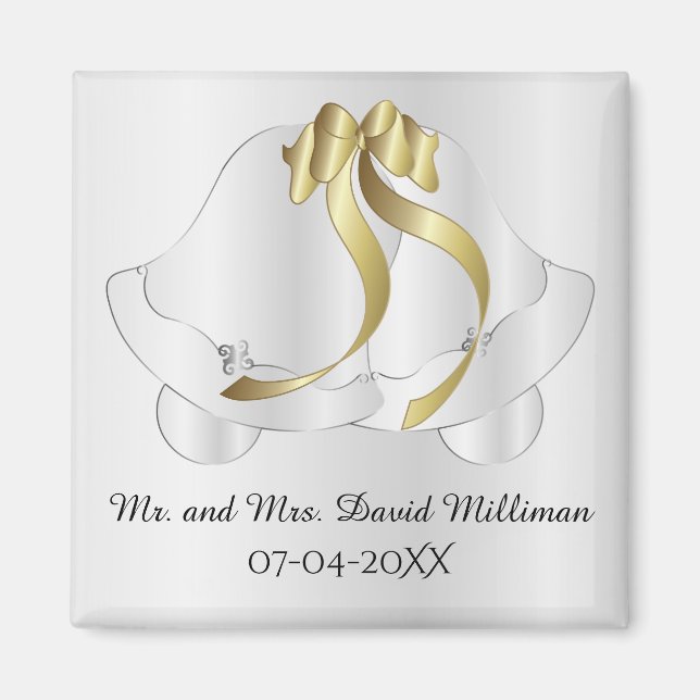 Mariée du jour de mariage / Magnet de conservation (Devant)