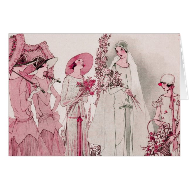 Mariée et demoiselles d'honneur (Devant horizontal)