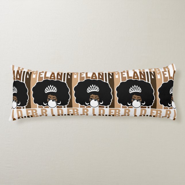 Mariée Melanin avec Coussin Afro Accent (Devant)