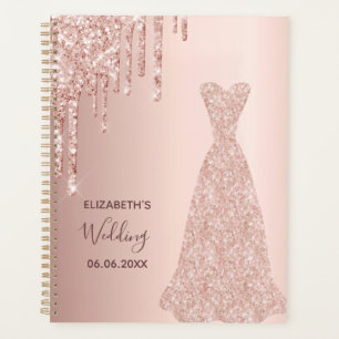Mariée rose gold paillettes gouttes 2025