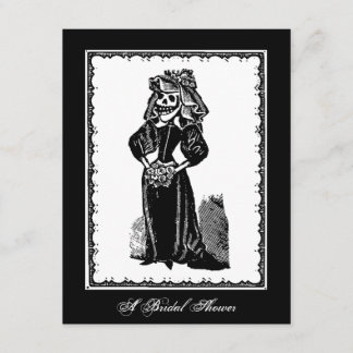Mariée squelette (fête de mariage) - Invitation