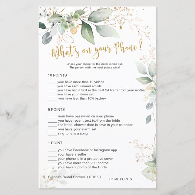 Mariée verte Ce qui se passe sur votre téléphone/c (Devant)