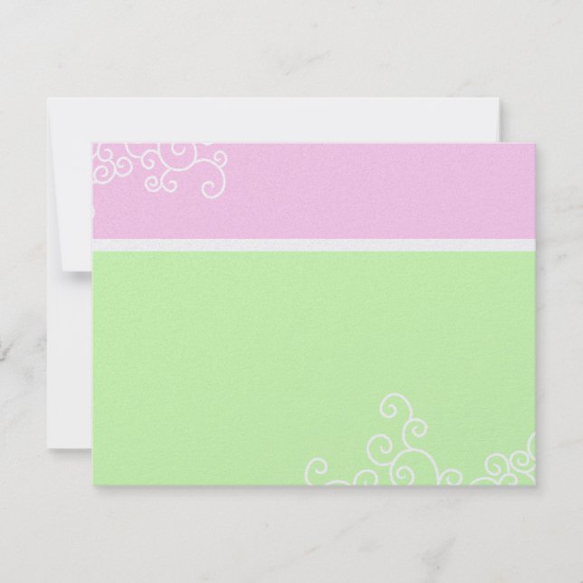 Marielle Shimmer Bat mitzvah Mariage RSVP chaux (Devant)