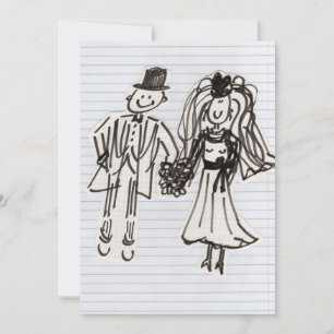MARIÉS DESSINÉS POUR UN MARIAGE