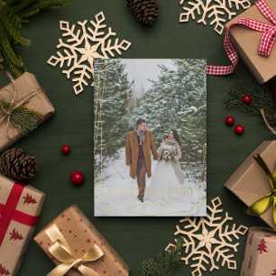 Mariés & Joyeux   Annonce de mariage de Noël