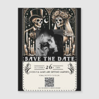 Mariés squelettes de tarot Mariage Enregistrer la