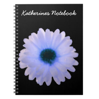 Marigold blanc et bleu Carnet personnalisable