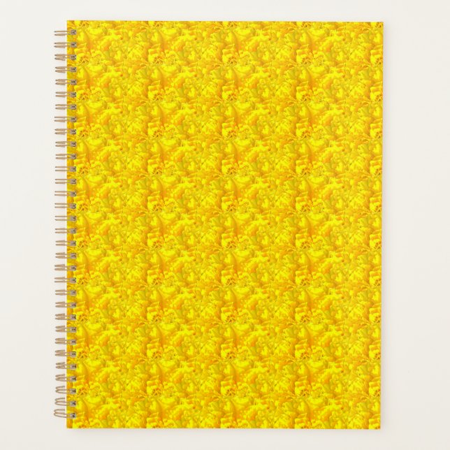 Marigold jaune Floral Motif sans joint (Devant)