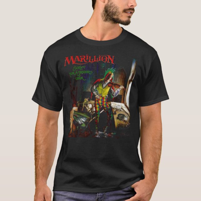 Marillion, t-shirts en marillion, Poisson, Band, m (Devant)
