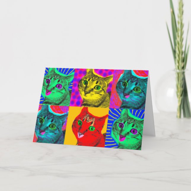 Marilyn Cats : Carte de voeux (Devant)