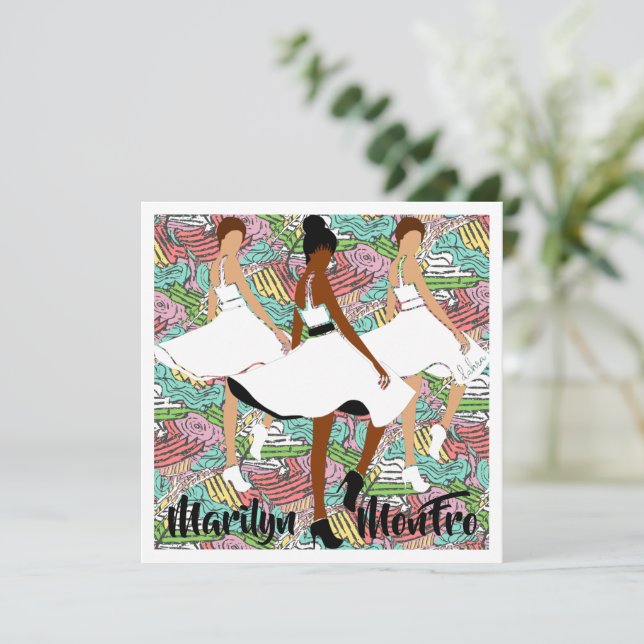 Marilyn MonFRO Jolies femmes noires (Debout devant)